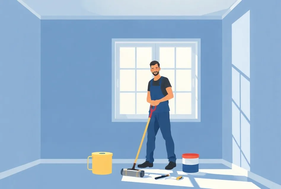 Intérieur rénové après travaux de peinture à Saint-Maximin-la-Sainte-Baume